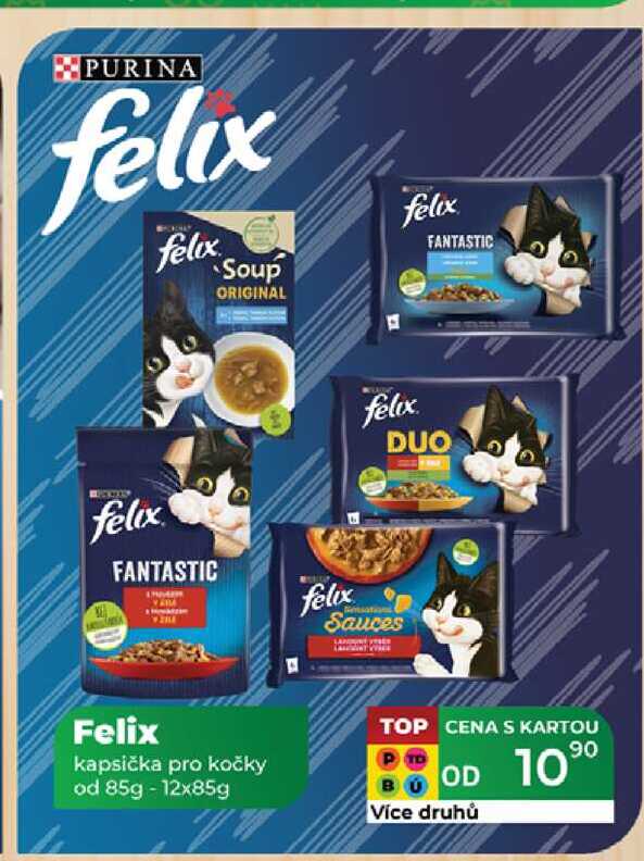 Felix kapsička pro kočky od 85g 