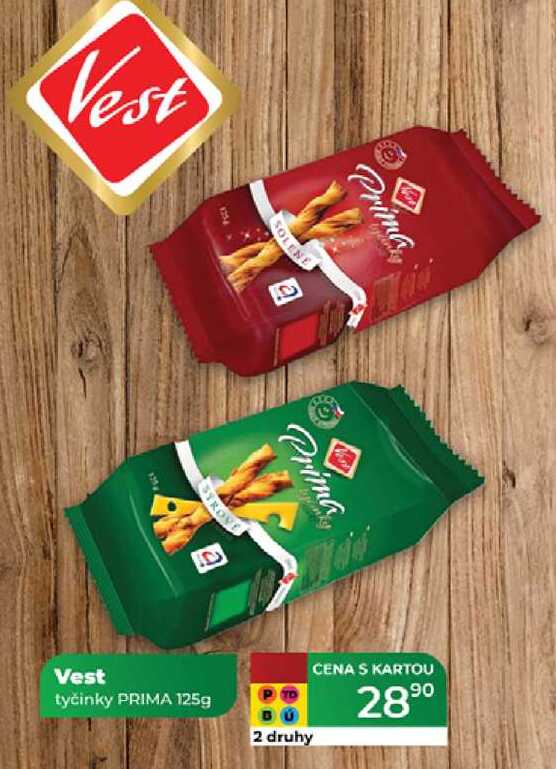 Vest tyčinky PRIMA 125g 
