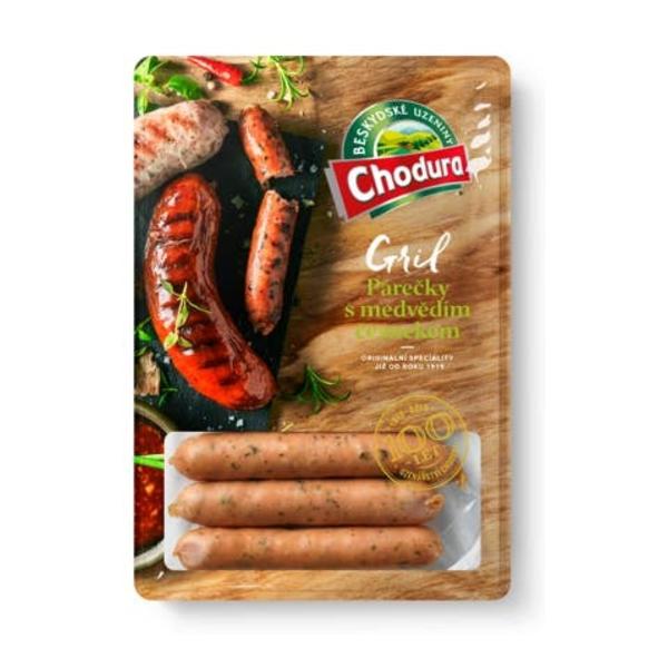 Chodura Gril Párečky s medvědím česnekem (86% masa)