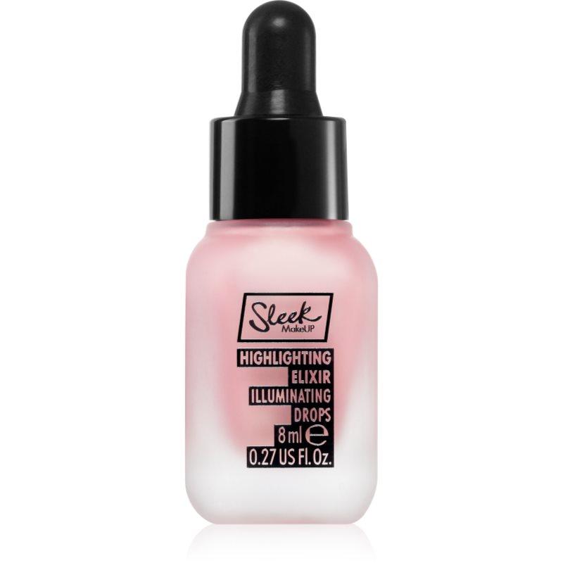 Sleek Highlighting Elixir Illuminating Drops tekutý rozjasňovač s kapátkem odstín She Got It Glow 8 ml