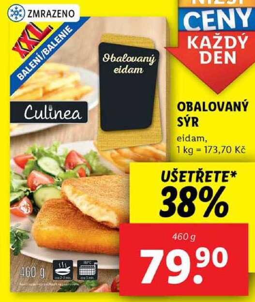 OBALOVANÝ SÝR, 460 g