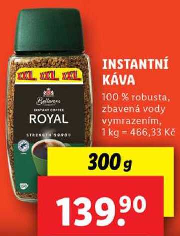 INSTANTNÍ KÁVA, 300 g