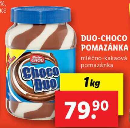 DUO-CHOCO POMAZÁNKA, 1 kg