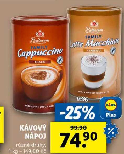 KÁVOVÝ NÁPOJ, 500 g