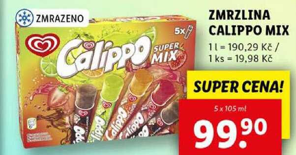 ZMRZLINA CALIPPO MIX, 5x 105 ml