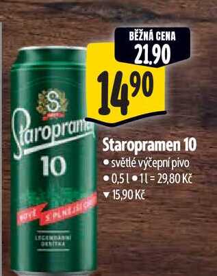  Staropramen 10  0,5 l
