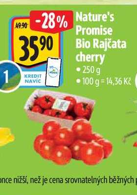   Nature's  Promise Bio Rajčata cherry  250 g 