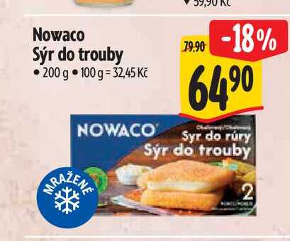 Nowaco Sýr do trouby 200 g    