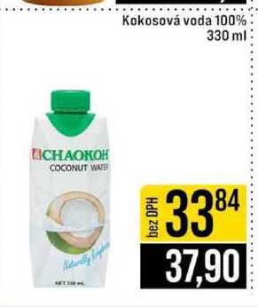 Kokosová voda 100% 330 ml 