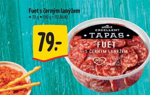 Fuet s černým lanýžem 70 g 