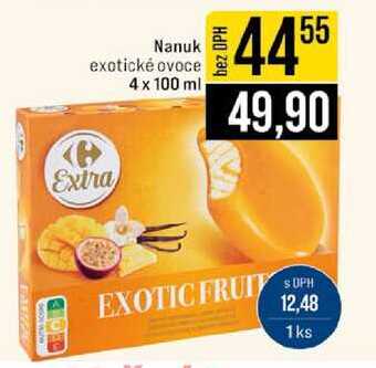 Nanuk exotické ovoce 4 x 100 ml 