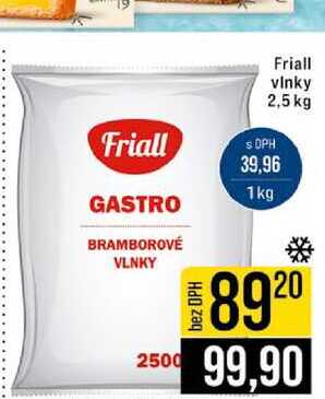 Friall vinky 2,5 kg 