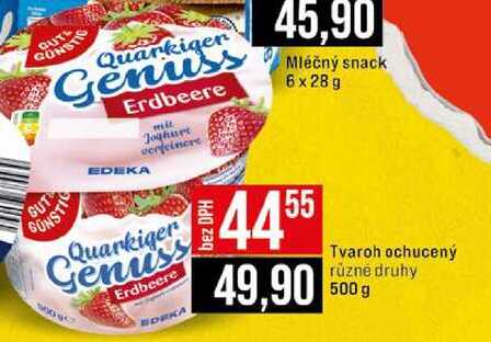 Tvaroh ochucený různé druhy 500 g 
