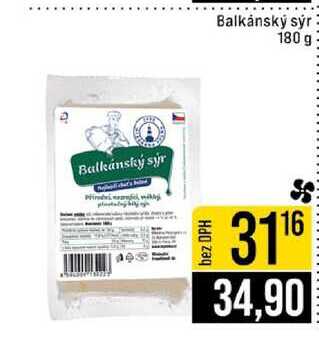 Balkánský sýr 180 g 