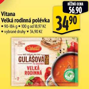 Velká rodiná polévka, 90-184 g