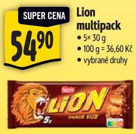 Lion multipack, 5x 30 g