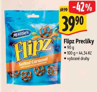 Flipz Preclíky, 90 g