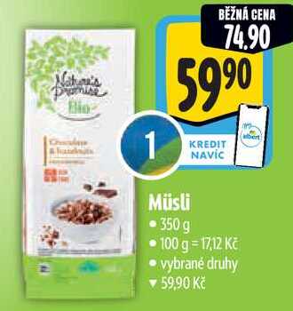 Müsli, 350 g 