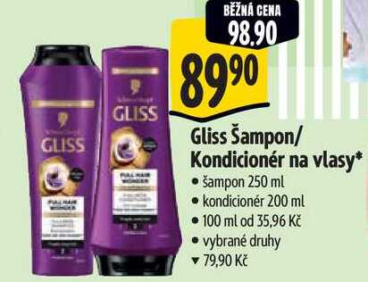 Gliss Kondicionér na vlasy, 200 ml 