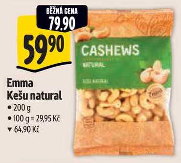 Emma Kešu natural, 200 g 