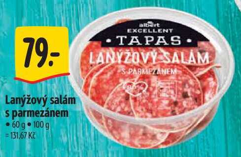 Lanýžový salám s parmezánem, 60 g