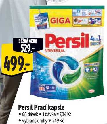 Persil Prací kapsle, 68 dávek