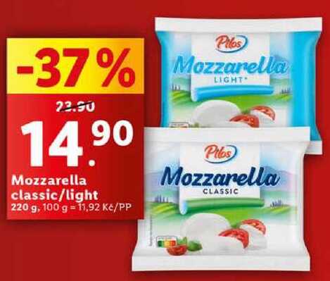 Mozzarella classic/light, 220 g