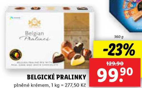 BELGICKÉ PRALINKY, 360 g