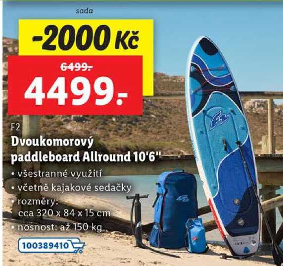 Dvoukomorový paddleboard Allround 10'6" 