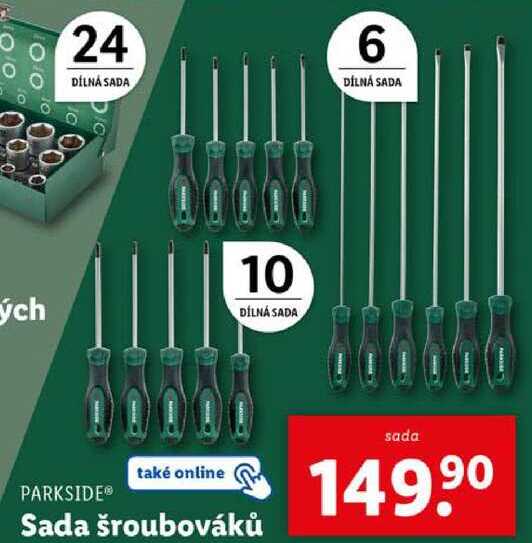 Sada šroubováků 