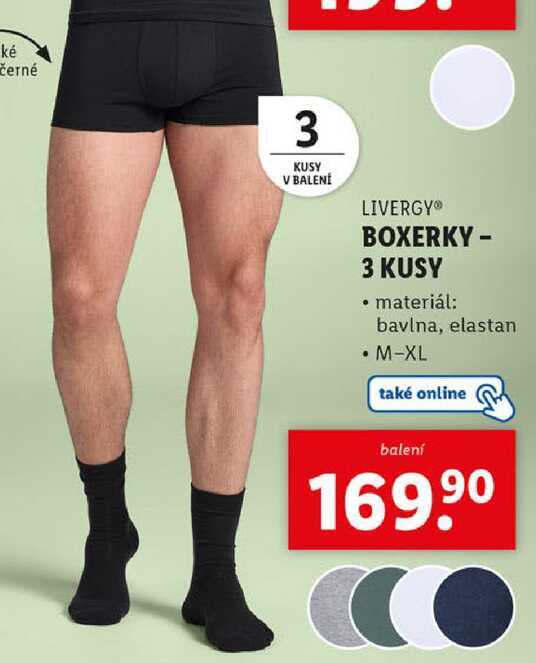 BOXERKY - 3 KUSY 