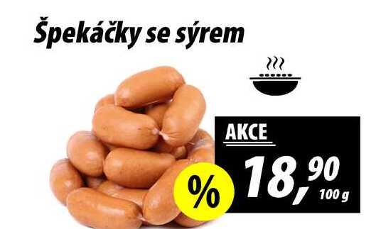 Špekáčky se sýrem, 100 g