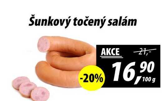 Šunkový točený salám, 100 g