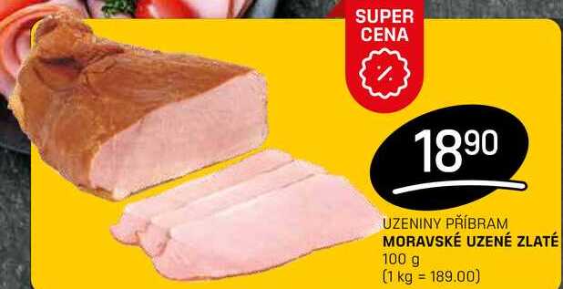 MORAVSKÉ UZENÉ ZLATÉ 100g