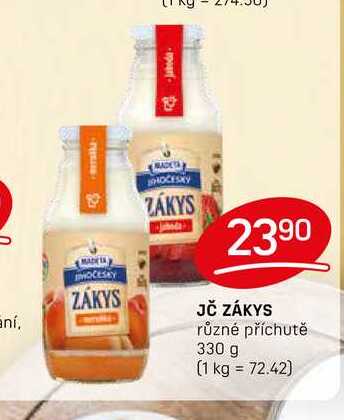 JČ ZÁKYS různé příchutě 330 g 