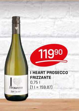 I HEART PROSECCO FRIZZANTE 0,75l