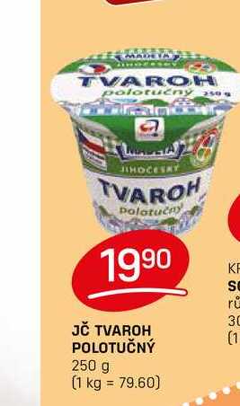 JČ TVAROH POLOTUČNÝ 250 g 