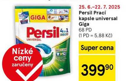Persil Prací kapsle universal Giga, 68 PD 