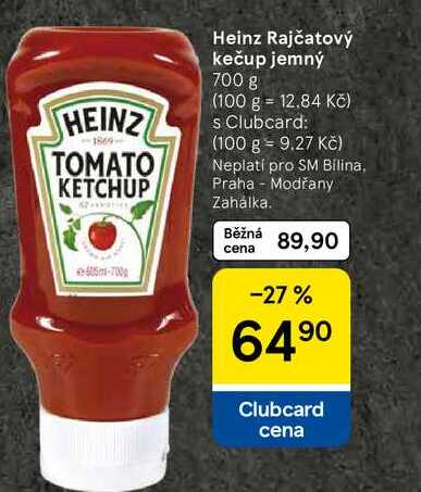 Heinz Rajčatový kečup jemný, 700 g  
