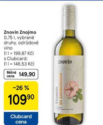 Znovín Znojmo, 0.75 l