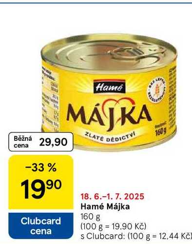 Hamé Májka 160 g 