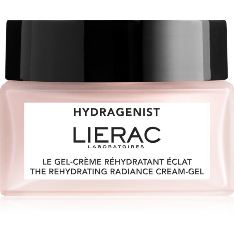 Lierac Hydragenist The Rehydrating Radiance Cream-Gel okysličující hydratační krém-gel proti stárnutí pro normální až smíšenou pleť plnitelný 50 ml