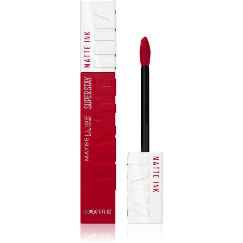 MAYBELLINE NEW YORK SuperStay Matte Ink matná tekutá rtěnka pro dlouhotrvající efekt odstín 20 Pioneer 5 ml