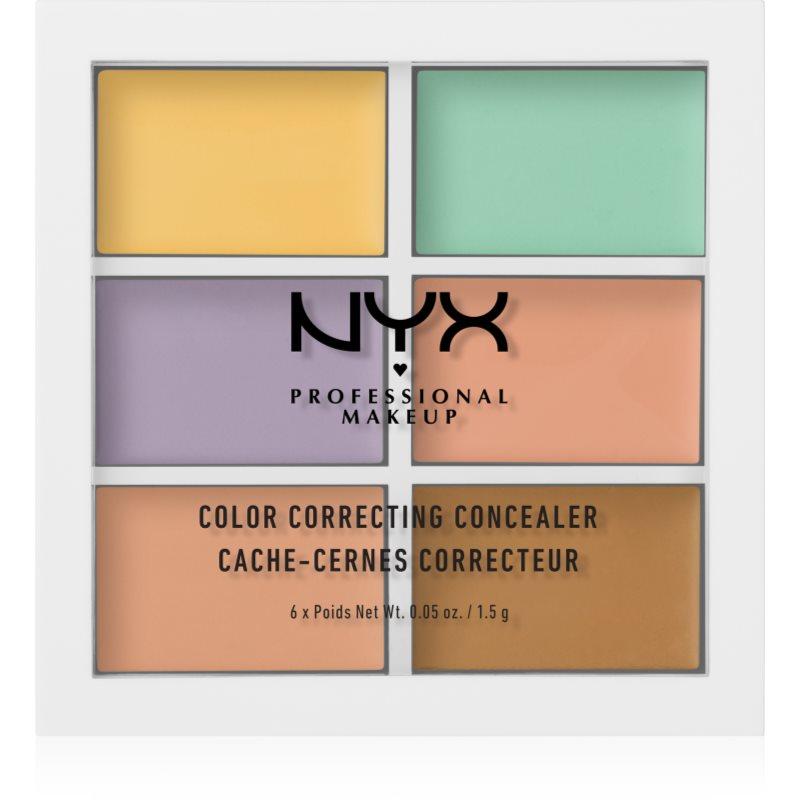 NYX Professional Makeup Color Correcting korekční paletka odstín 04 6 x 1.5 g