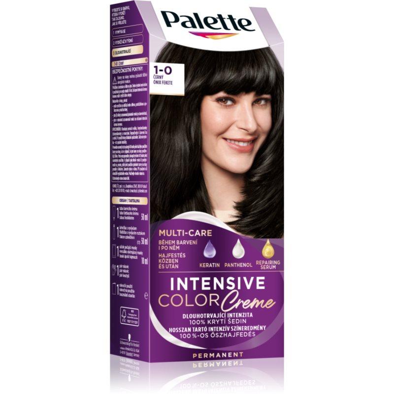 Schwarzkopf Palette Intensive Color Creme permanentní barva na vlasy odstín 1-0 N1 Black 1 ks