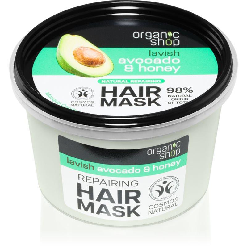Organic Shop Natural Avocado & Honey regenerační maska na vlasy 250 ml