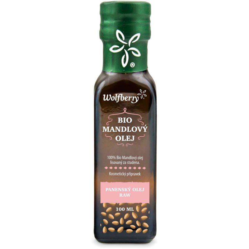 Wolfberry Mandlový olej BIO výživný olej na tvář, tělo a vlasy 100 ml