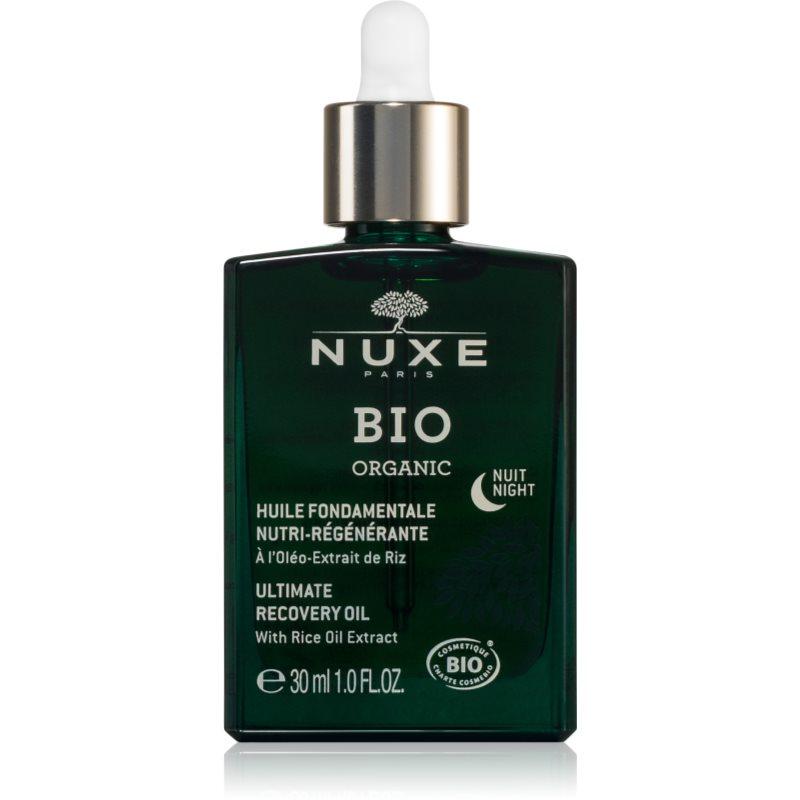 Nuxe Bio Organic Night Oil obnovující olej pro regeneraci a obnovu pleti 30 ml