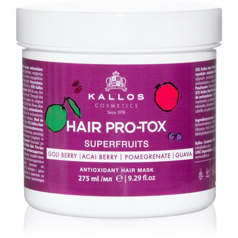Kallos Hair Pro-Tox Superfruits regenerační maska pro unavené vlasy bez lesku 275 ml