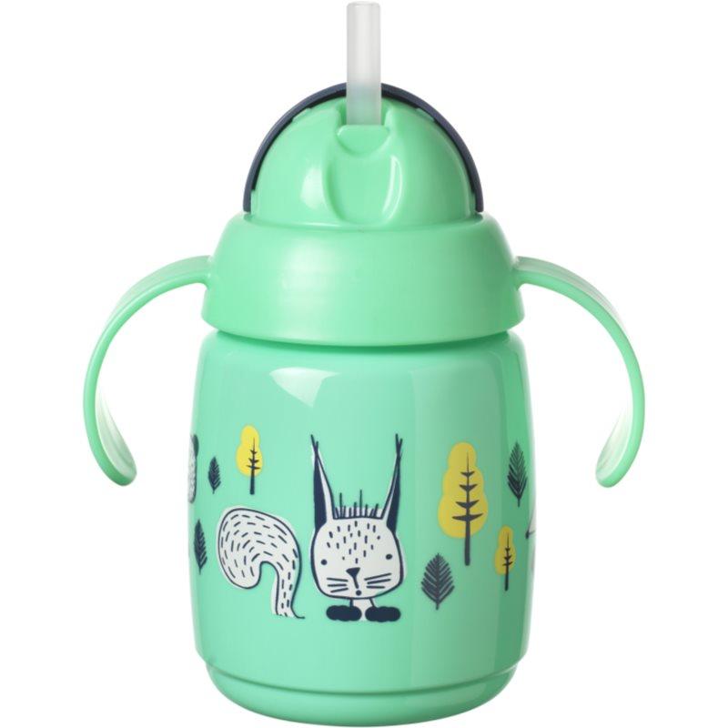 Tommee Tippee Superstar Straw Cup hrnek s brčkem pro děti 6m+ 300 ml